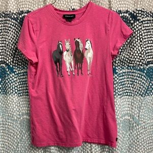 Ariat Girls Horses Shirt Size XXL